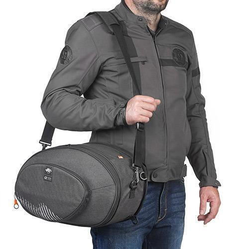 Kappa Moto AH207 Σετ Σαμάρια Μοτοσυκλέτας 30lt σε Μαύρο Χρώμα