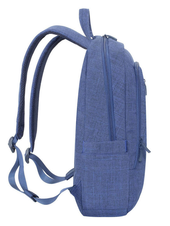Rivacase Alpendorf 7560 Αδιάβροχη Τσάντα Πλάτης για Laptop 15.6" σε Μπλε χρώμα