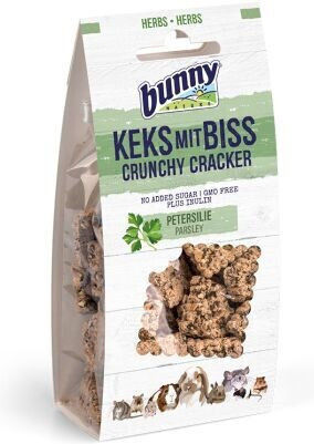 Bunny Nature Snack Crunchy Crackers Treat with Parsley for Hamster 50gr