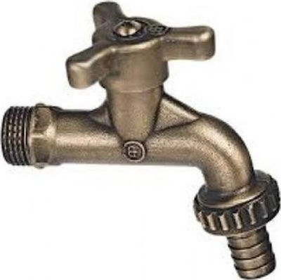 Brass Form 1252 Κάνουλα Διακοσμητική Μπρονζέ 1/2" Outdoor Faucet 1252