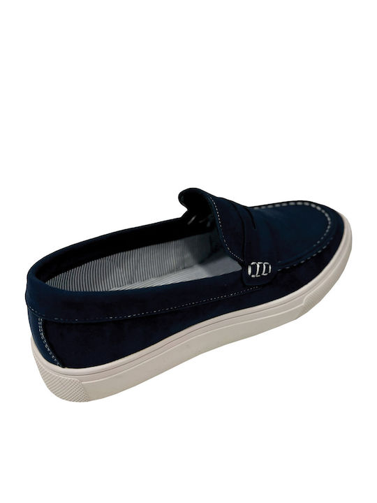 Ανδρικά Loafers σε Μπλε Χρώμα