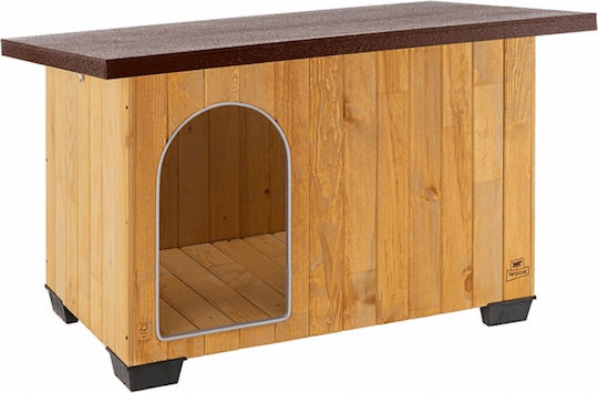 Ferplast Baita Dog House Wooden Outdoor Brown 122x79x78cm