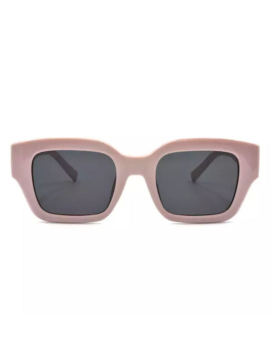 Awear Kristen Women's Sunglasses with Pink Plastic Frame and Black Lens