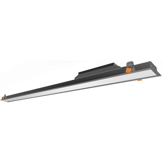 Geyer LED Γραμμικό Φωτιστικό Οροφής 40W Θερμό Λευκό IP20 Μ120xΒ5.5xΥ2.5εκ.