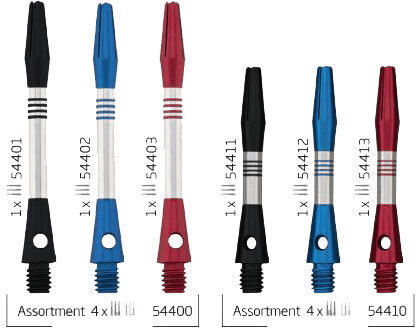 Bull's Cetra Aluminium Shaft Stiele für Pfeile Short Schwarz