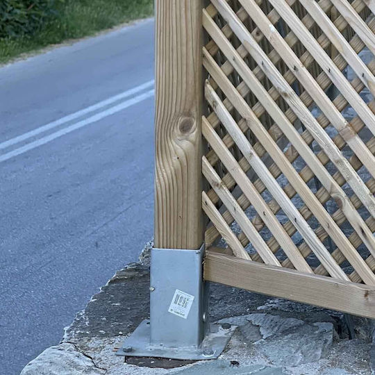 Showood Base for Pergola made of Metal 15x9.1cm 1pcs No 9