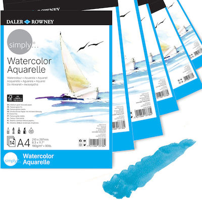 Daler Rowney Aquarellblock A4 21x29.7cm