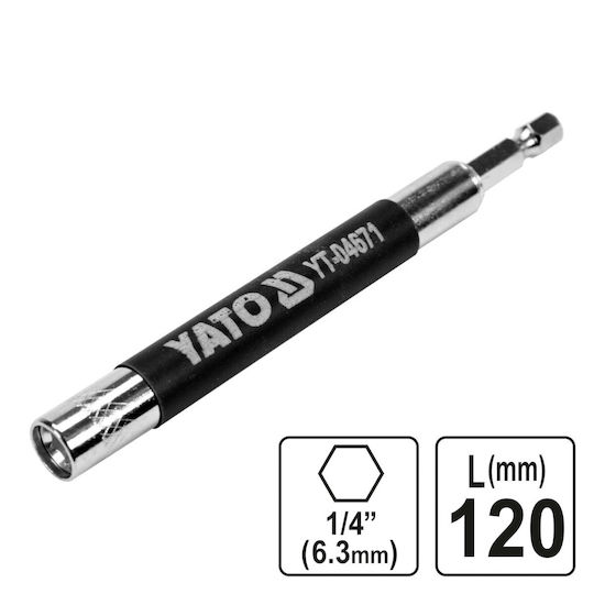 Yato Ratchet Extension 1/4" 120mm