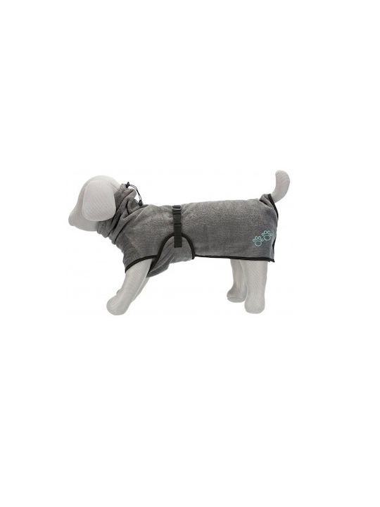 Trixie Dog Bathrobe Full Body Dog Clothing Medium in Gray Color 50cm