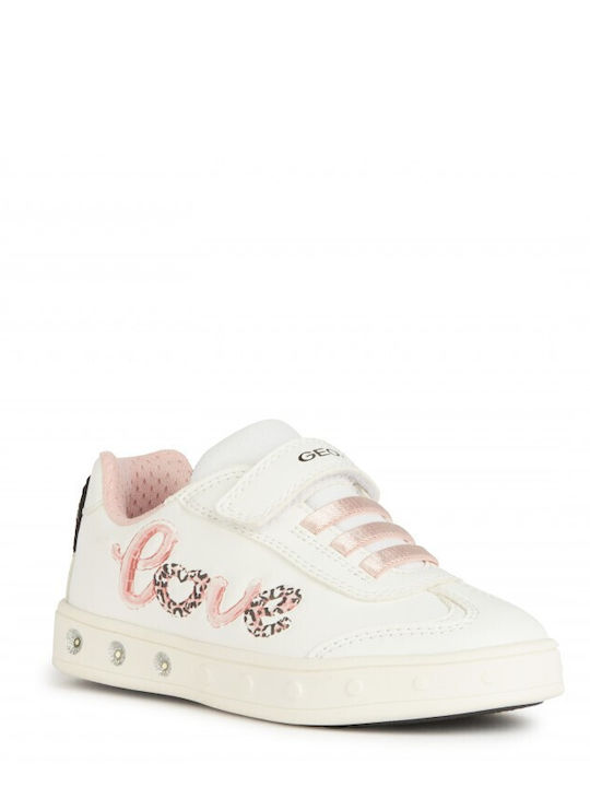 Geox Kids Sneakers with Scratch White