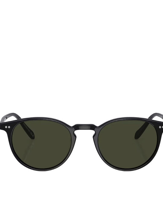 Oliver Peoples Γυαλιά Ηλίου Μαύρα με Κοκκάλινο Σκελετό Oliver Peoples Γυαλιά Ηλίου Μαύρα με Κοκκάλινο Σκελετό
