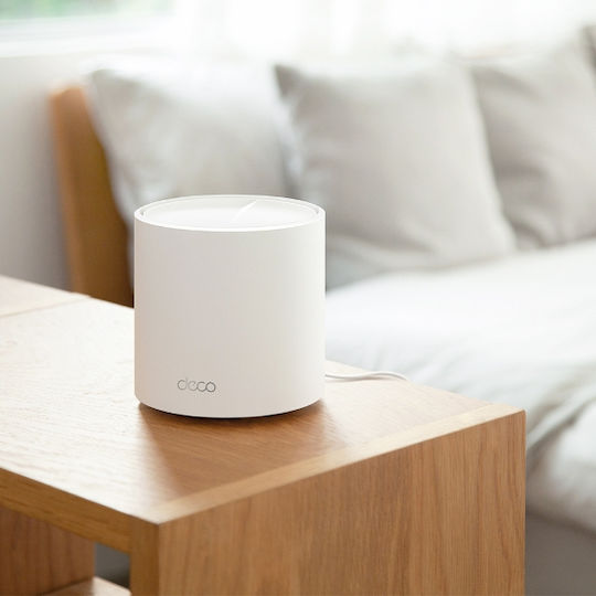 TP-LINK Deco X50 v2 WiFi Mesh Network Access Point Wi‑Fi 6 Dual Band (2.4 & 5GHz) σε Διπλό Kit