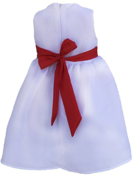 Palatino Kids Dress Sleeveless White