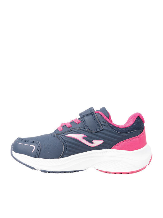 Kids Sneakers with Scratch Navy Blue