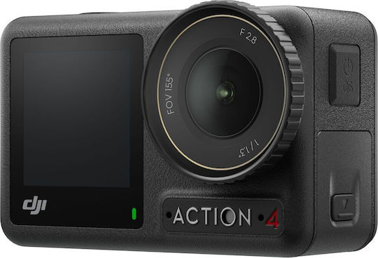 DJI Osmo Action 4 Adventure Combo Action Camera 4K Ultra HD Underwater with Touch Screen 2.25" and Wi-Fi Black
