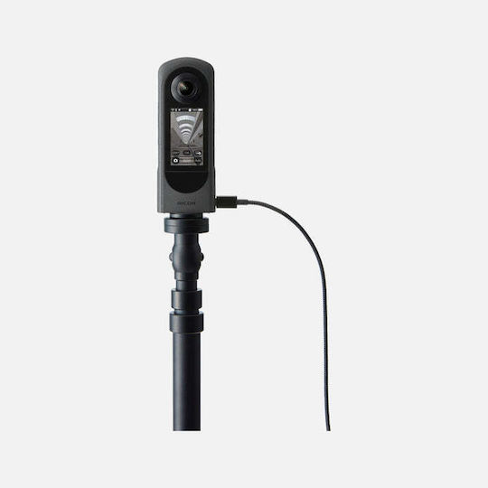 Ricoh Theta X 2023 46GB Action Camera 5K Λήψης 360° με Οθόνη Αφής 2.25" και Wi-Fi Μαύρη