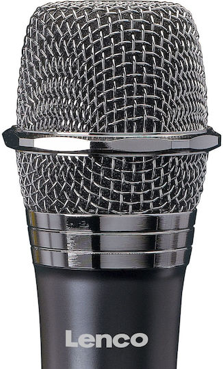 Lenco MCW-011BK Wireless Δυναμικό Microphone Handmade for Vocals