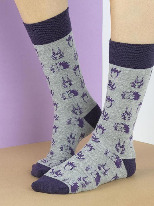 Cerda Kindersocken Kniehohe Disney Villains Grau