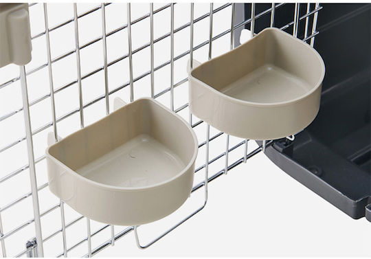 Vesta Pet Carrier 4 Κλουβί Μεταφοράς Σκύλου Γκρι 57x80x60cm