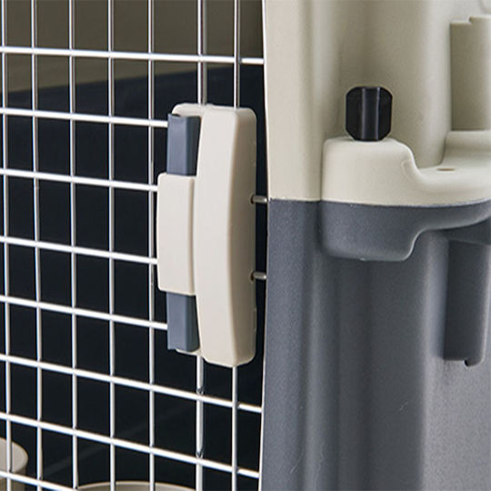 Vesta Pet Carrier 4 Κλουβί Μεταφοράς Σκύλου Γκρι 57x80x60cm