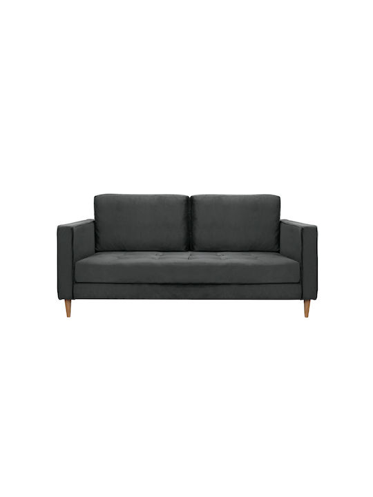 Fifteen Two-Seater Fabric Sofa Gray 180x90cm