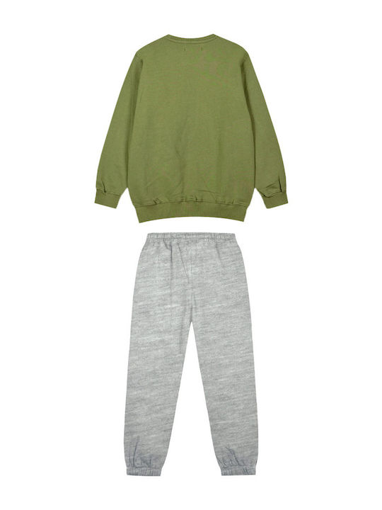 Energiers Kids Sweatpants Set : Grey Melange 2pcs