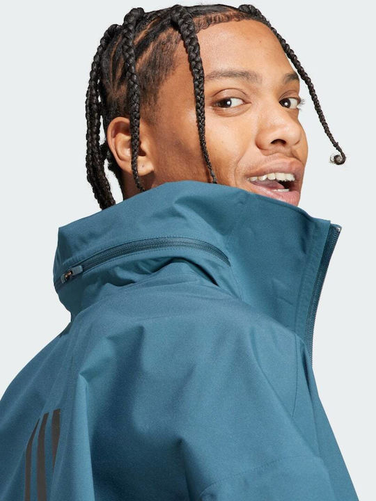 MYSHELTER RAIN.RDY Спортно мъжко яке Тюркоазен