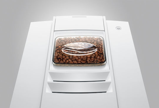 Jura E4 Автоматична Еспресо Кафемашина 1450W Налягане 15bar с Мелачка Piano Бял 15433