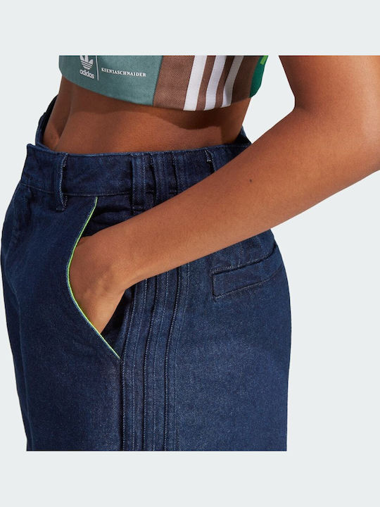 X Kseniaschander 3-Stripes Ψηλόμεσο Γυναικείο Jean Παντελόνι