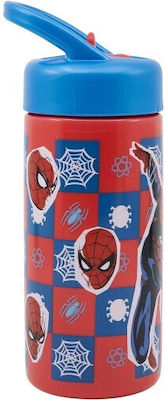 Stor Kinder Trinkflasche Spiderman Kunststoff Rot 410ml