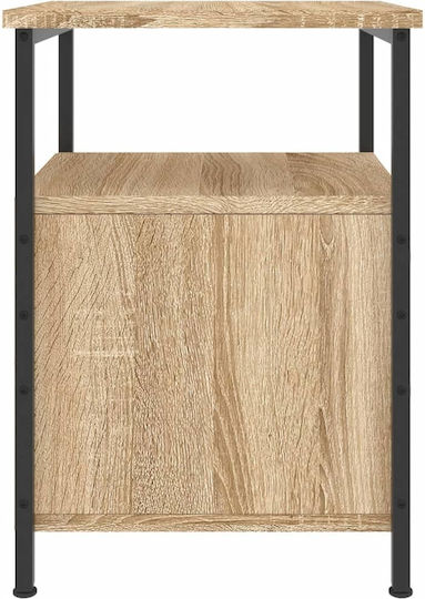 Nachttisch Metall Sonoma Oak 34x35.5x50cm