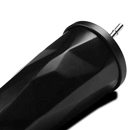 Sugar Love Glass Thermos Stainless Steel / Plastic 480ml Black with Straw