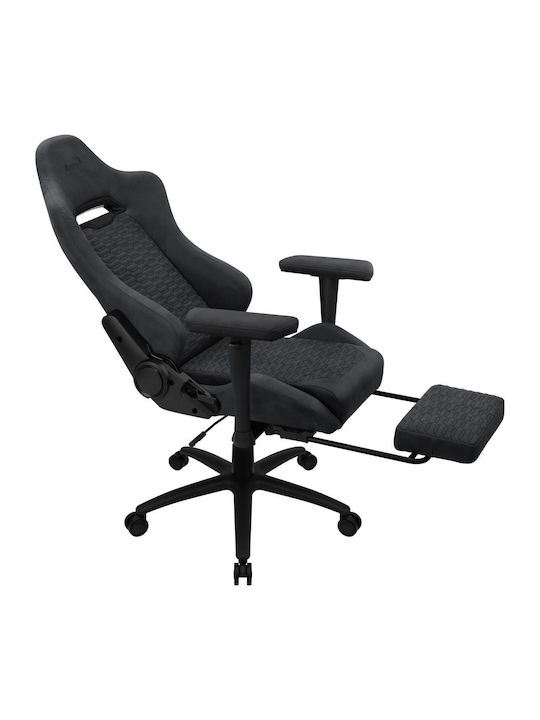 Aerocool Royal AeroSuede Καρέκλα Gaming Δερματίνης με Ρυθμιζόμενα Μπράτσα και Υποπόδιο Slate Grey