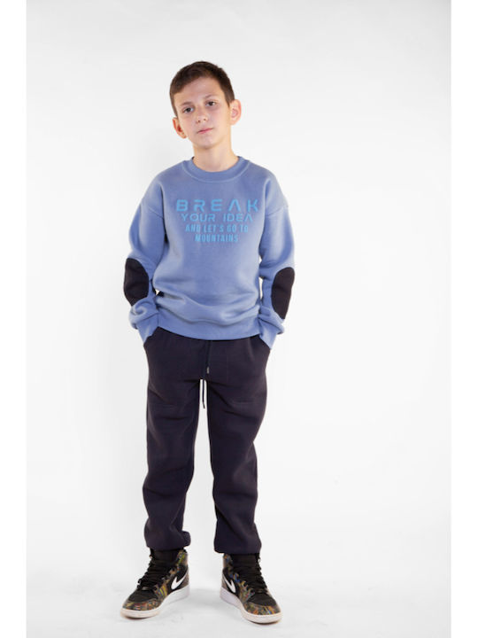 Action Sportswear Kids Sweatpants Set Blue 2pcs