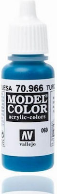 Acrylicos Vallejo Model Model Making Paint Turquoise 17ml VAL70966 70966