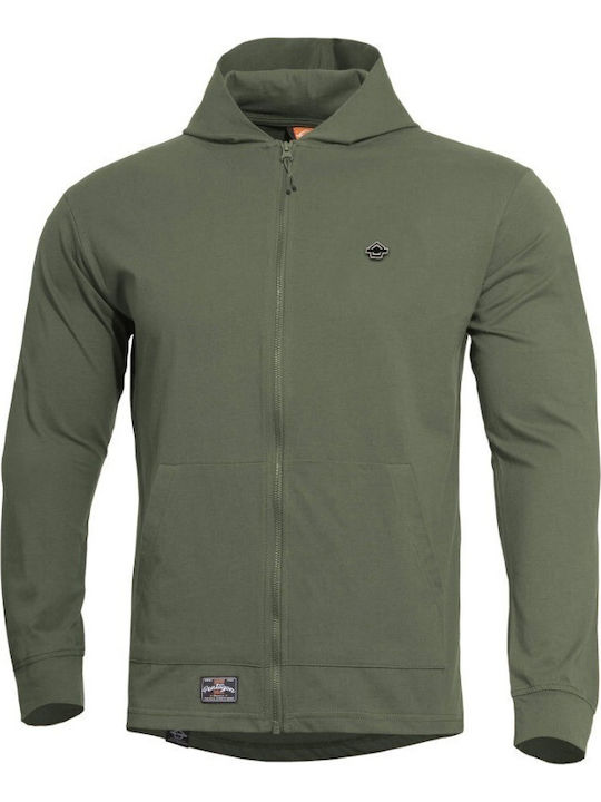 Pentagon Agis Ring Spun Sweater Hunting Cardigan Green