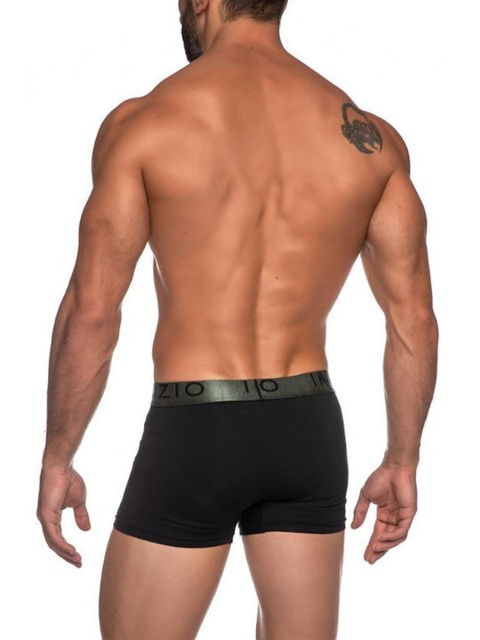Men's Boxers Black Charcoal/Khaki 2Pack