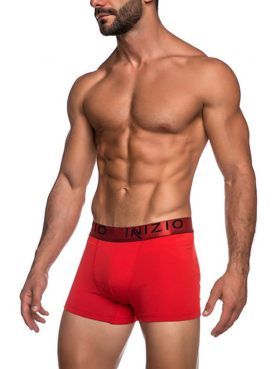 Inizio Men's Boxers Red/Black 2Pack