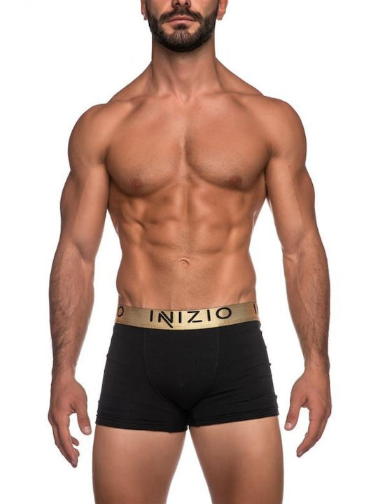 Ανδρικά Μποξεράκια Μαύρο Ασημί/Χρυσό 2Pack