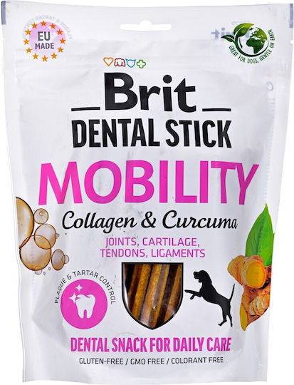 Brit Dental Stick Mobility Curcum & Collagen Dog Dental Stick 251gr 7pcs