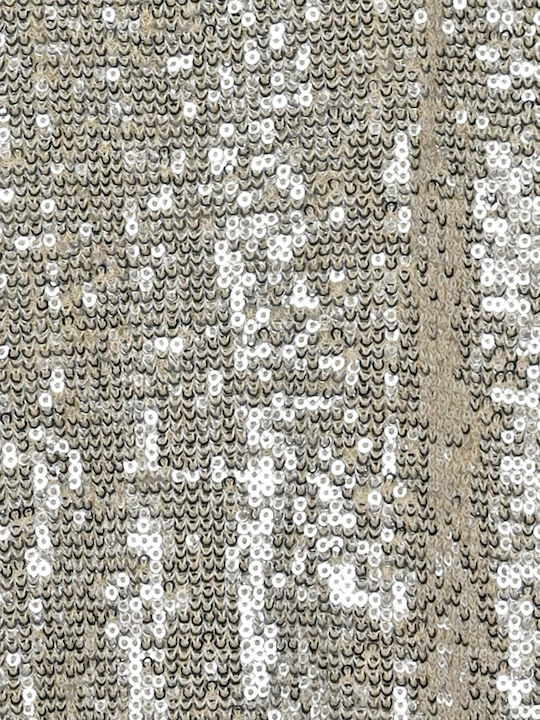 Children's Dress Short Sleeve with Sequins Gold