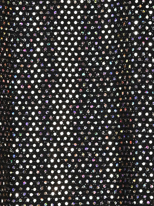 Kinderkleid Kurzärmelig mit Pailletten Black