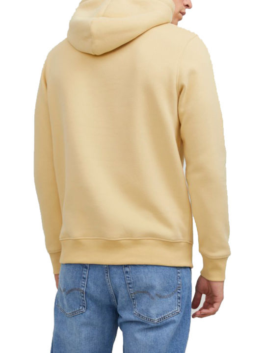 Jack & Jones Men's Sweatshirt with Hood Yellow