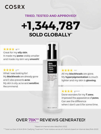 Cosrx BHA Blackhead Power Liquid Face Mist Facial Toning for All Types 100ml