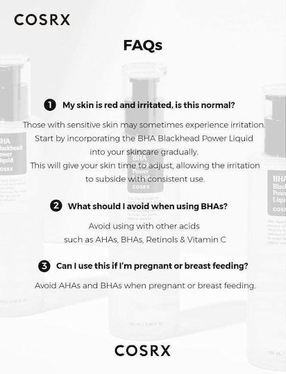 Cosrx BHA Blackhead Power Liquid Face Mist Facial Toning for All Types 100ml