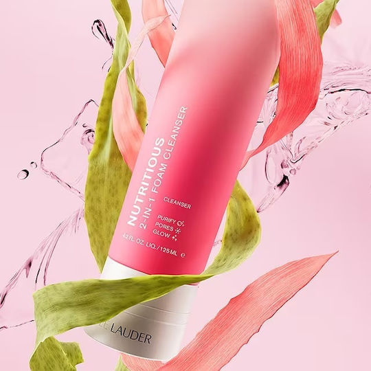 Estee Lauder Nutritious 2-in-1 Foam Cleansing Face for Acne-Prone Skin 125ml