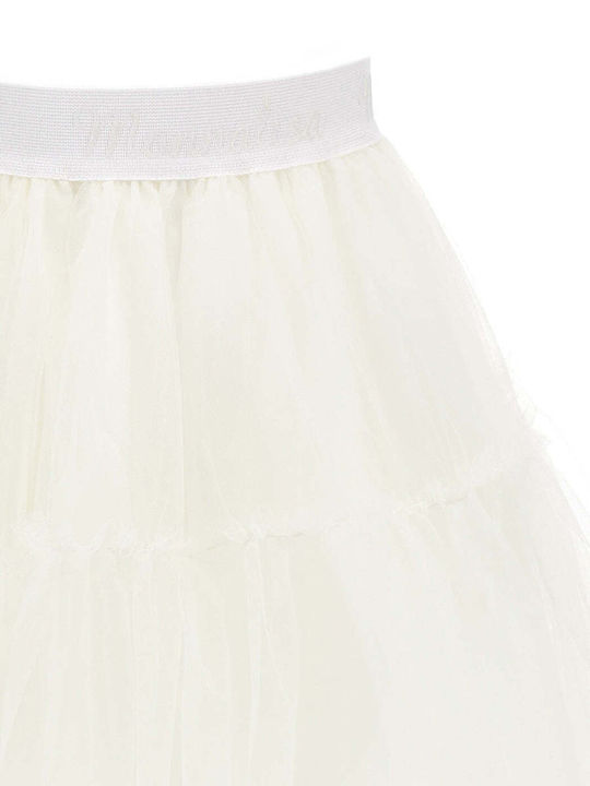 Kids' Tulle Tutu Skirt White