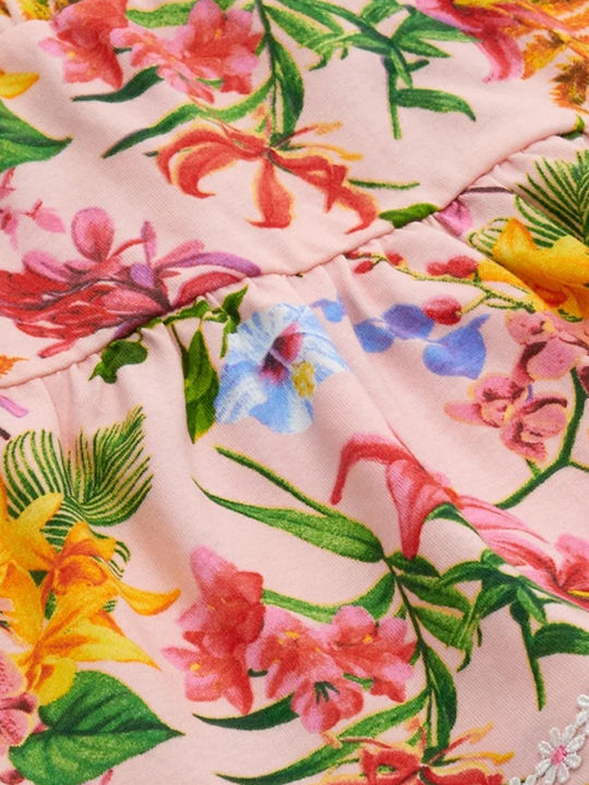 Fustă Plisată pentru Copii Floral Multicoloră