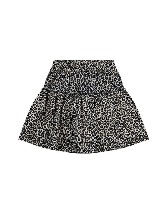 Energiers Kids Skirt Leopard Print Multicolor