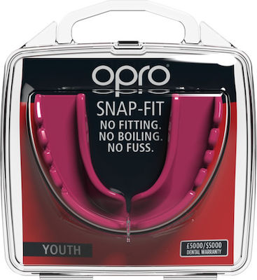 Opro Snap-fit OP157 Προστατευτική Μασέλα Junior Ροζ